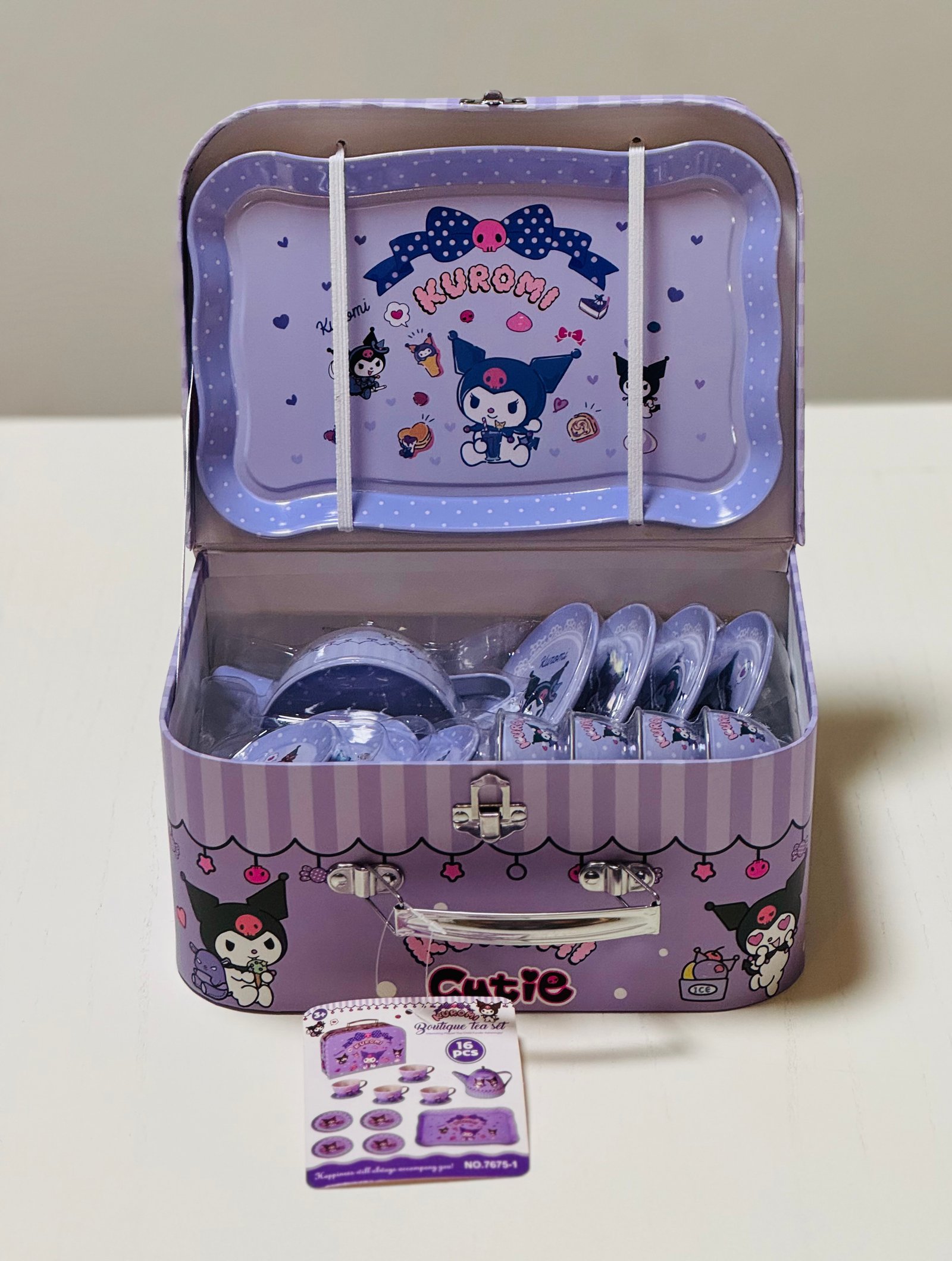 SET DE JUEGO DE TE KUROMI