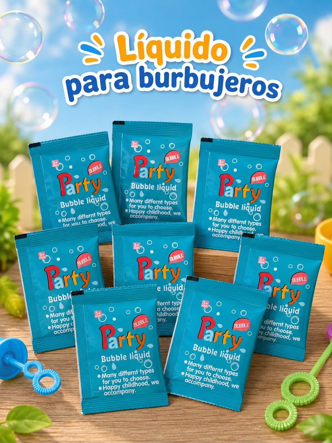 Líquido para burbujero