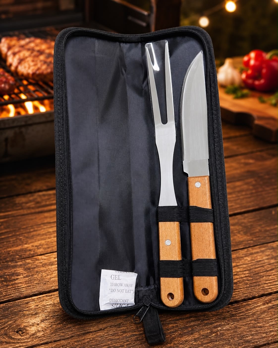 Set asador 2 piezas