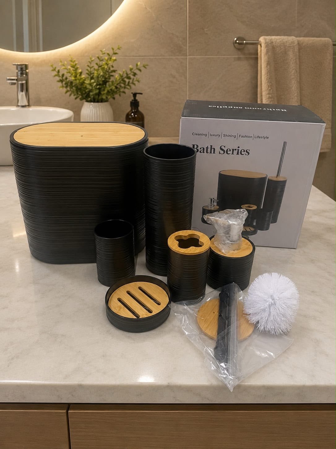 Set de baño x 6 piezas