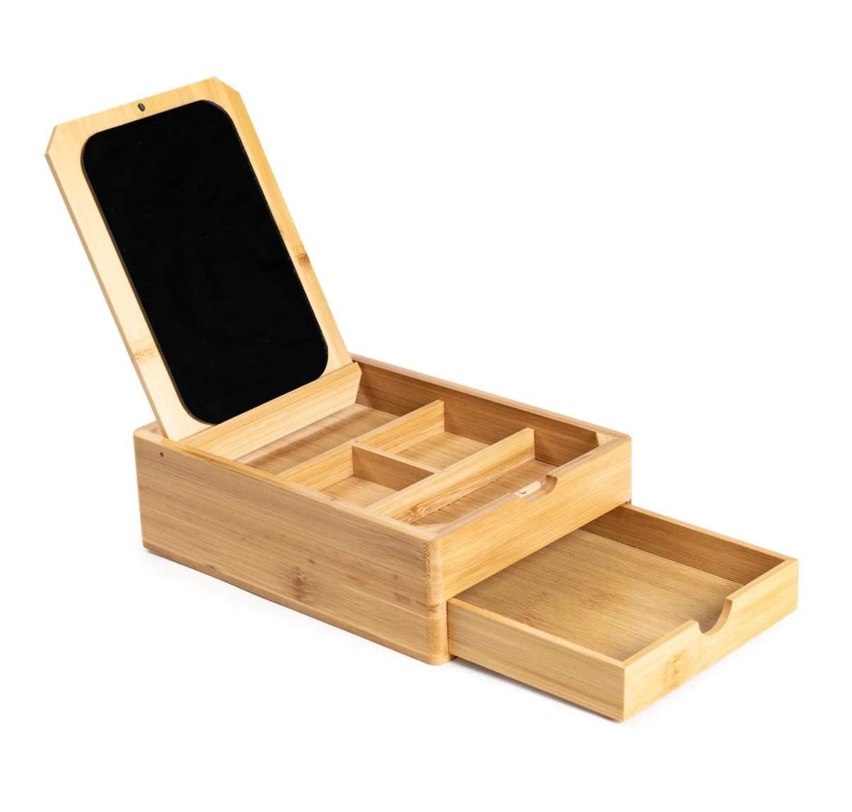 Organizador joyero con espejo y cajon