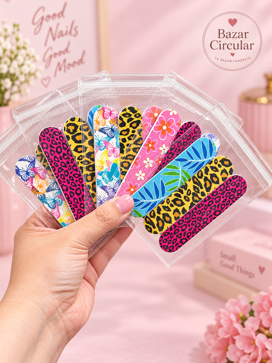 Set de limas estampadas x 3